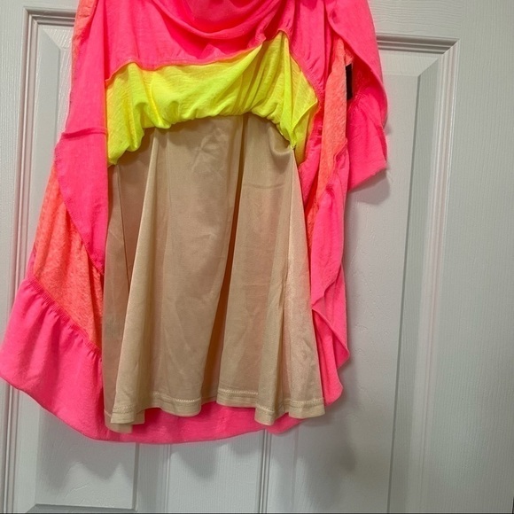 HANNAH Banana Girls Sleeveless Lined ColorBlock Dress - Size4 - Picture 6 of 8